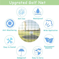 Thumbnail for 3x3M Golf Practice Net Golf Training Mesh Netting