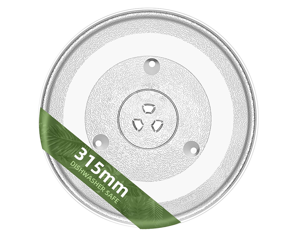Turntable plate easy to remove and clean