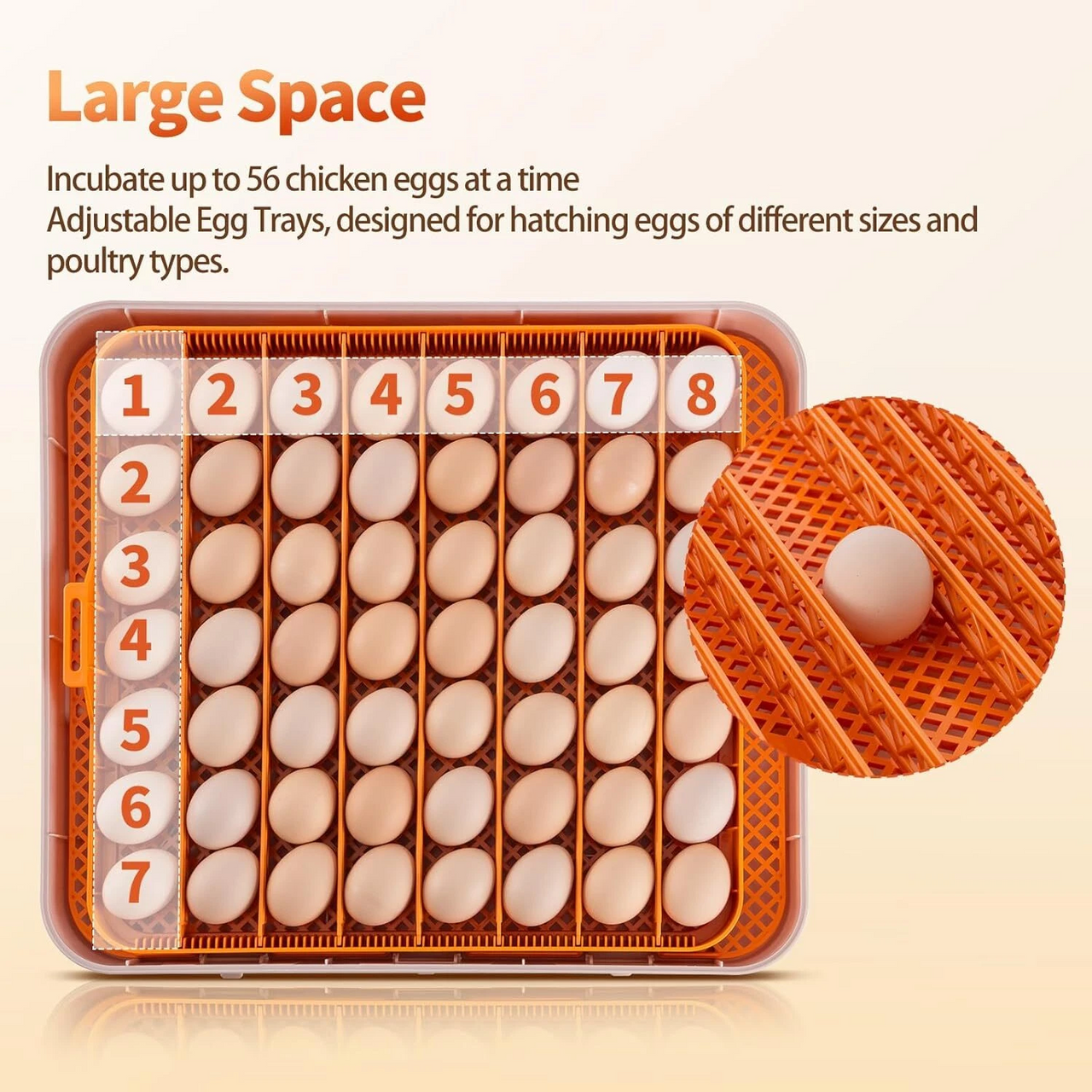 Automatic Egg Incubator  56-70 Eggs