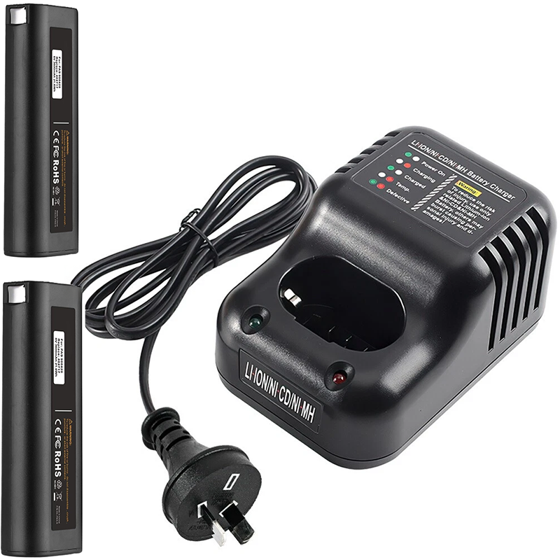 Paslod Battery Charger with 2 Batteries 2AH Aftermarket