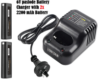Thumbnail for Paslod Battery Charger with 2 Batteries 2AH Aftermarket