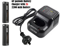 Thumbnail for Paslod Battery Charger with 2 Batteries 2AH Aftermarket