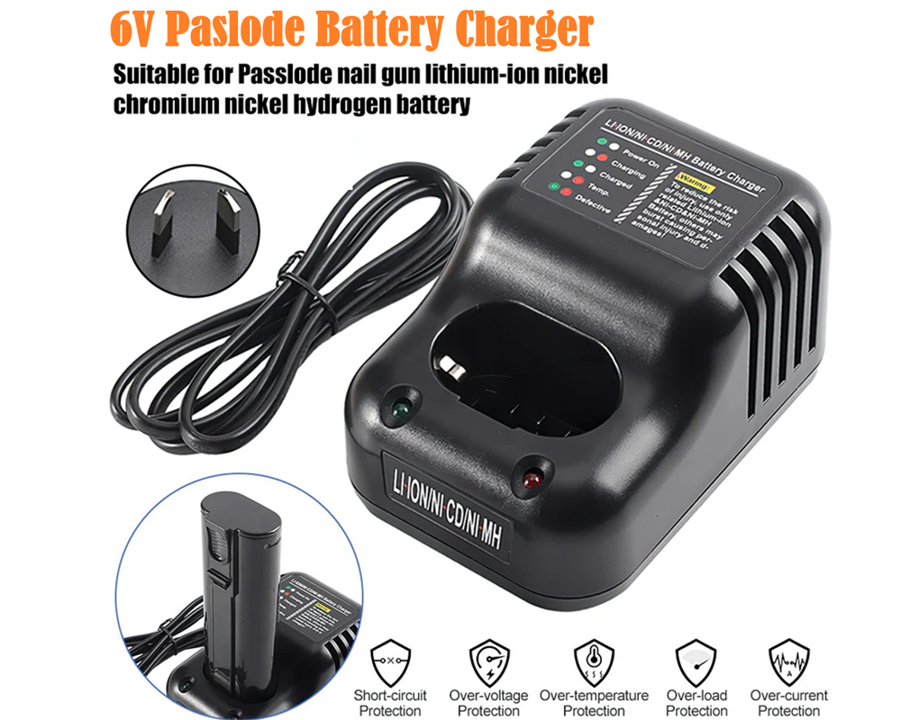 Black Paslod batteries side by side