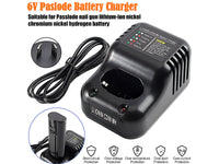 Thumbnail for Paslode 6V Compatible Multi-Voltage Battery Charger