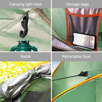 Thumbnail for Camping Tent 4-6 Person Pop Up