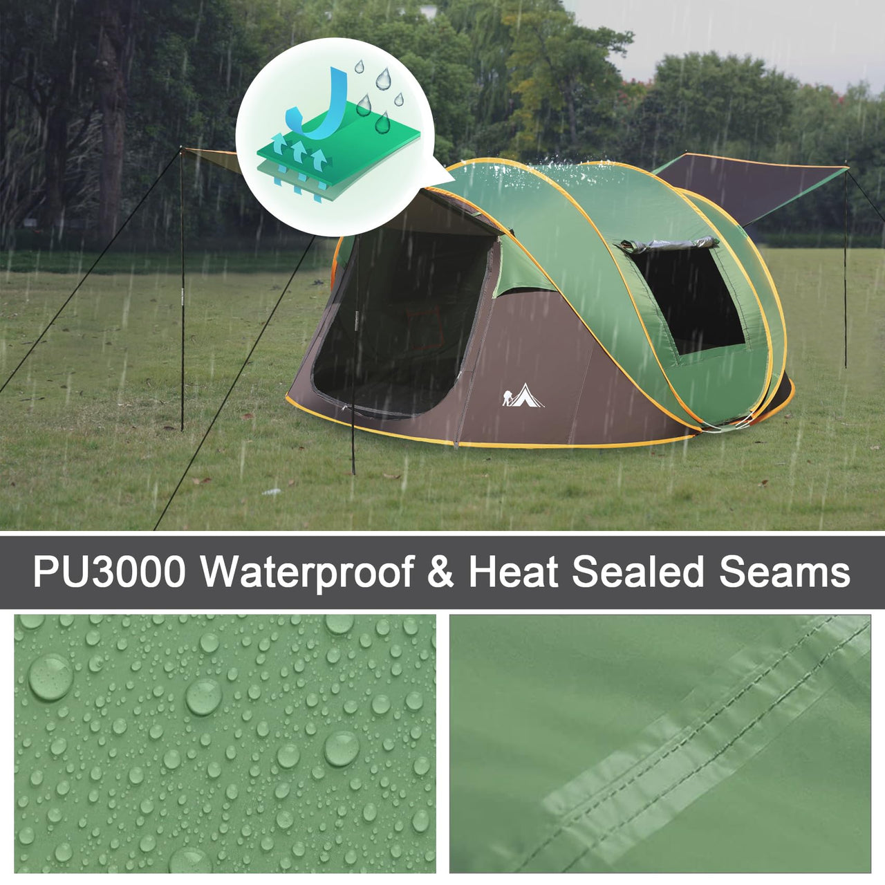 Camping Tent 4-6 Person Pop Up