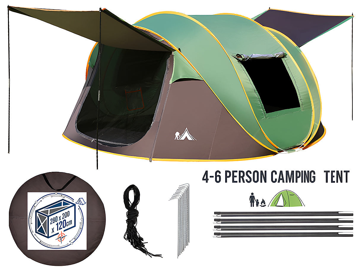 Camping Tent 4-6 Person Pop Up