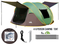 Thumbnail for Camping Tent 4-6 Person Pop Up