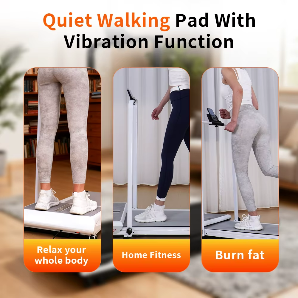 Treadmill with Vibration Plate
