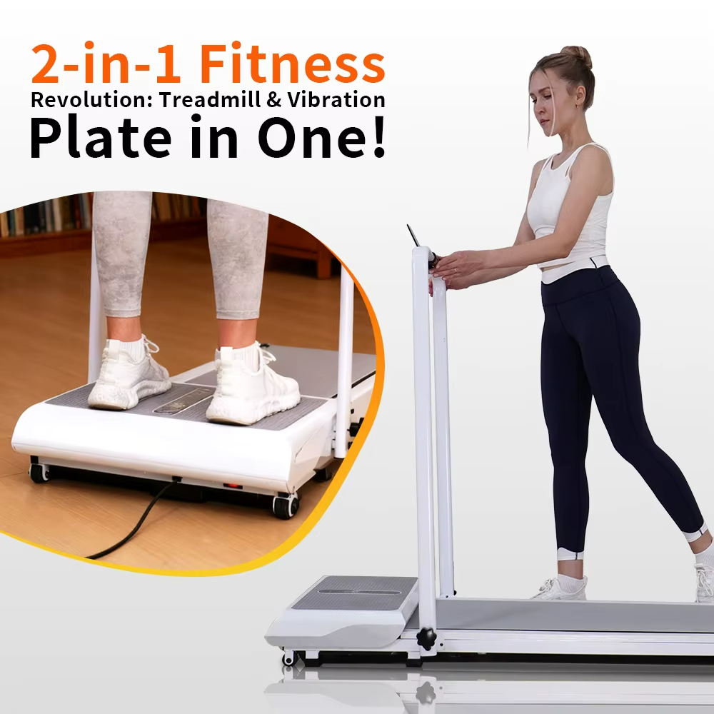 Treadmill with Vibration Plate