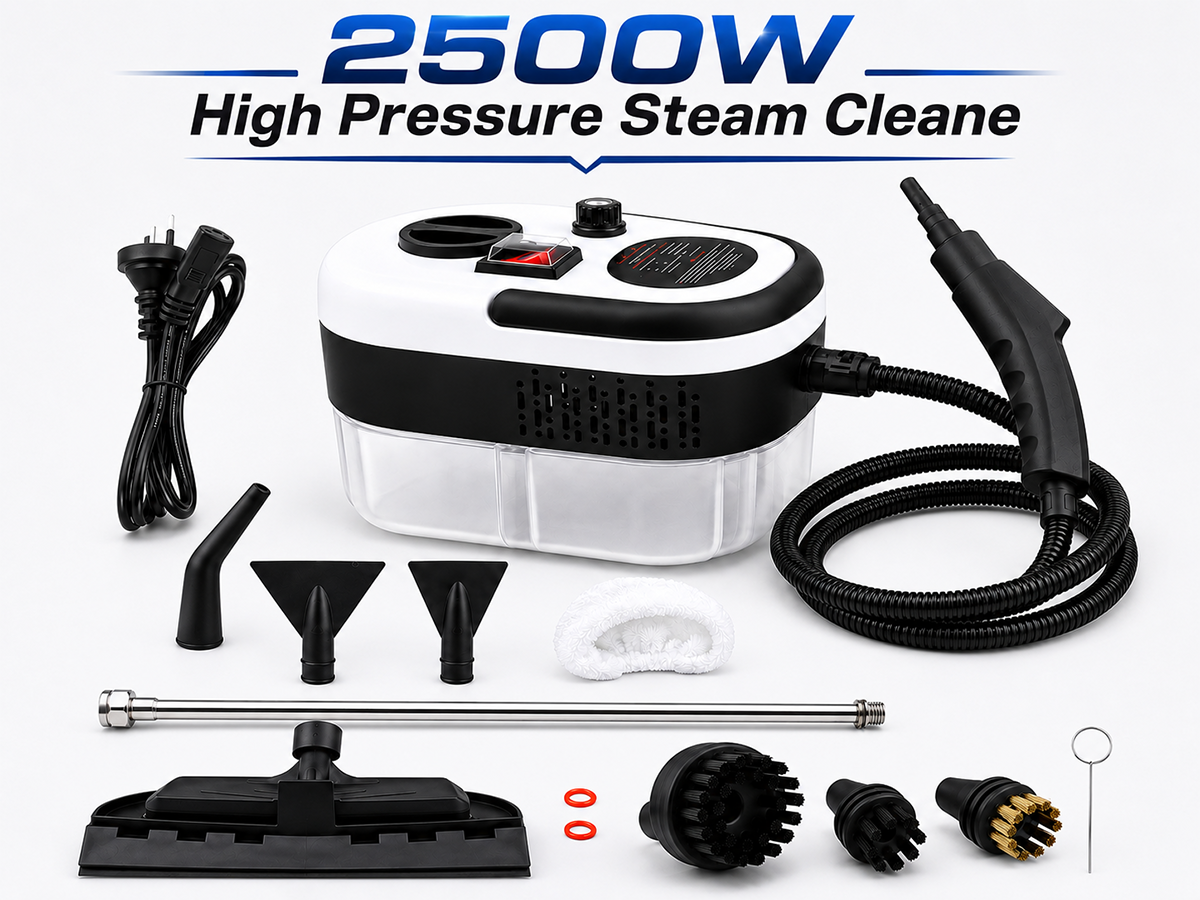 Handheld 2500W Steam Cleaner High Temperature Pressurized