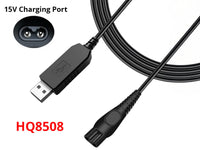 Thumbnail for Close-up of USB connector on Philips shaver charger cable