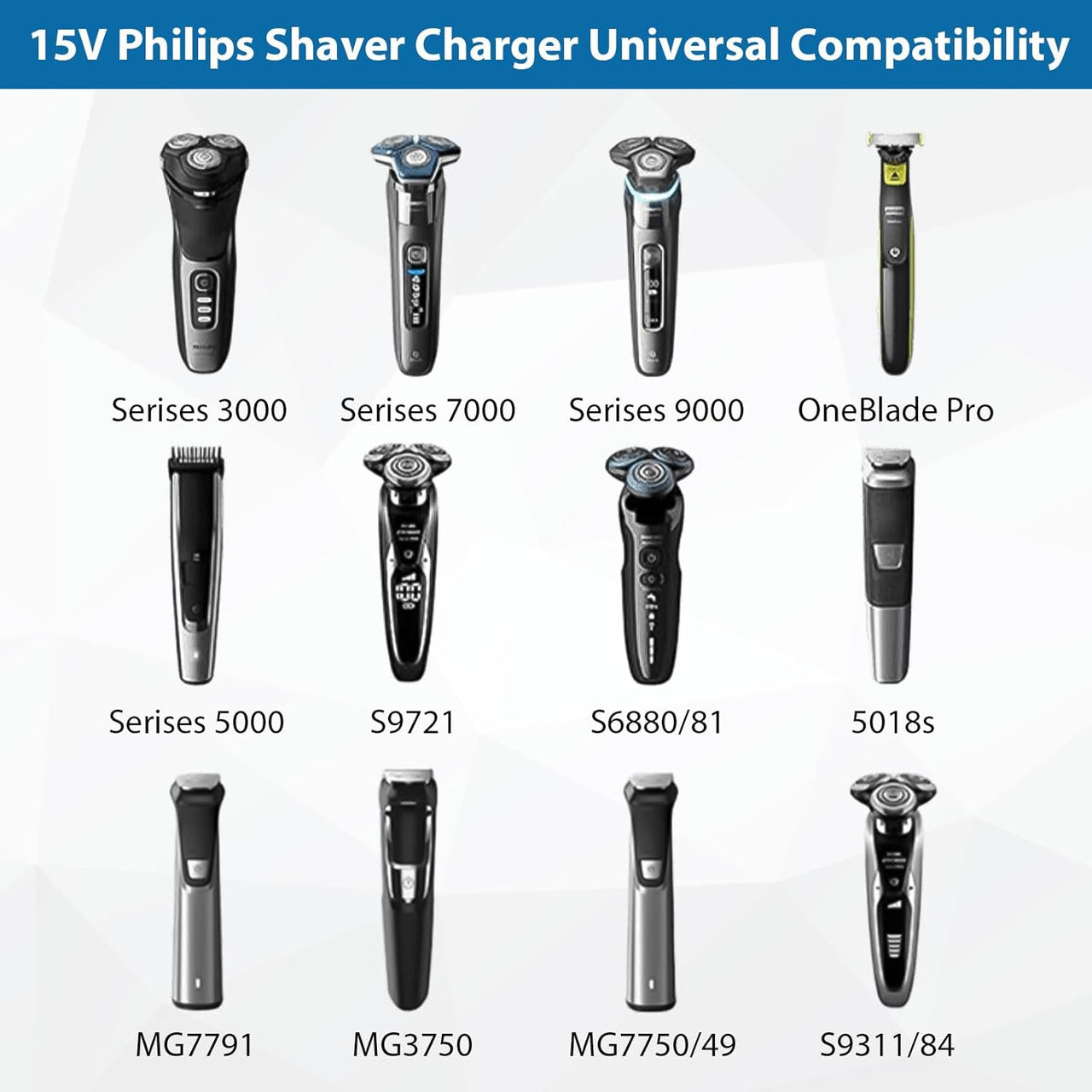 Philips Shaver USB Charger Cable lightweight and portable