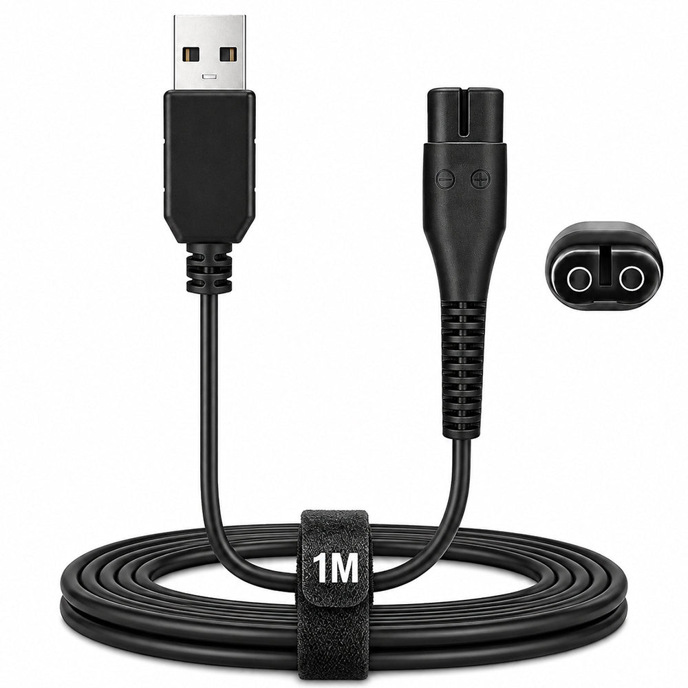 Philips Shaver Charger Cable USB Charging Cable Compatible with Philips Norelco & OneBlade Shavers