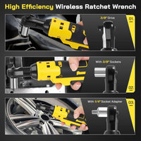 Thumbnail for Ratchet wrench 38 inch with ergonomic grip
