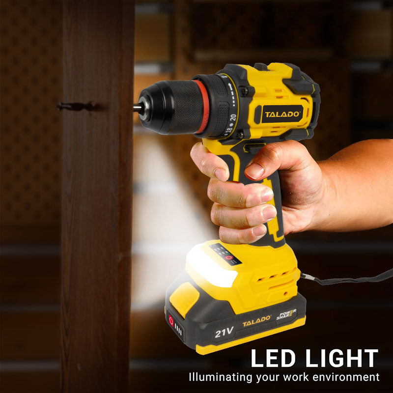 Dual battery cordless impact drill driver kit