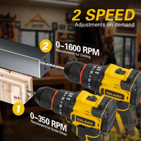 Thumbnail for Cordless drill driver 21V with ergonomic grip