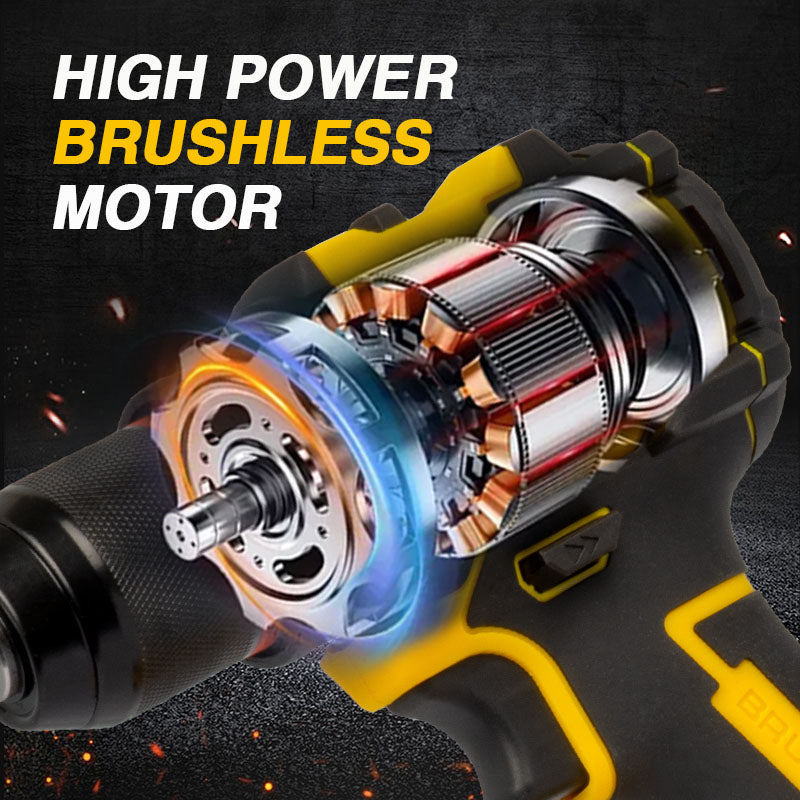 LED work light on cordless impact drill driver