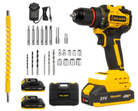 Thumbnail for Close-up of drill chuck and torque settings