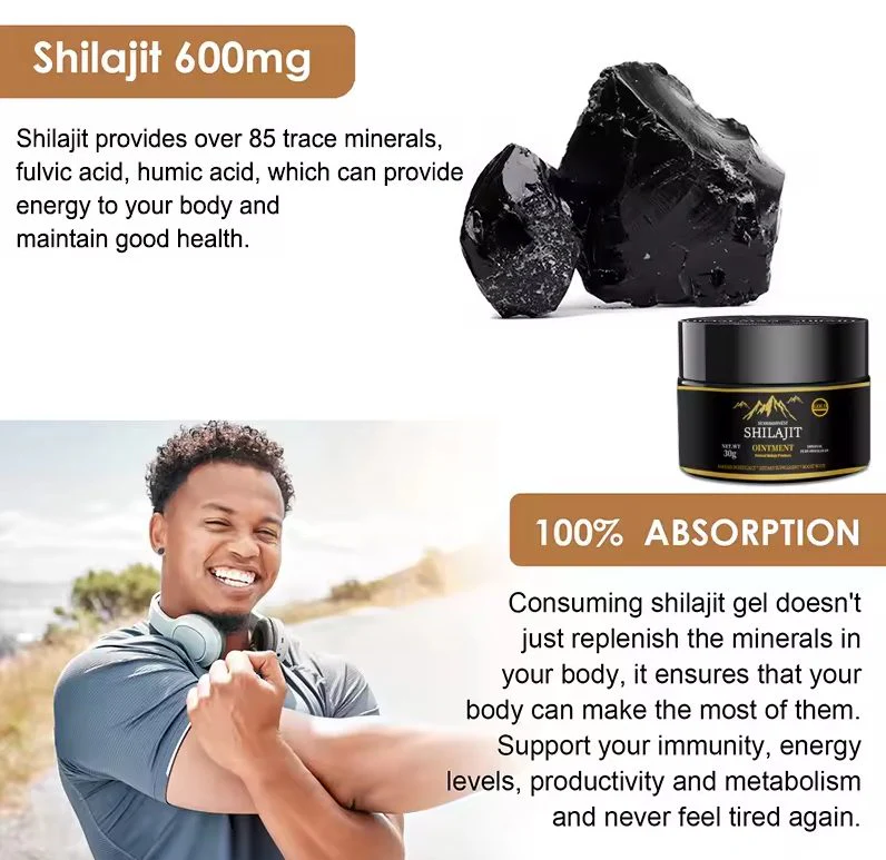 Shilajit resin used for energy support