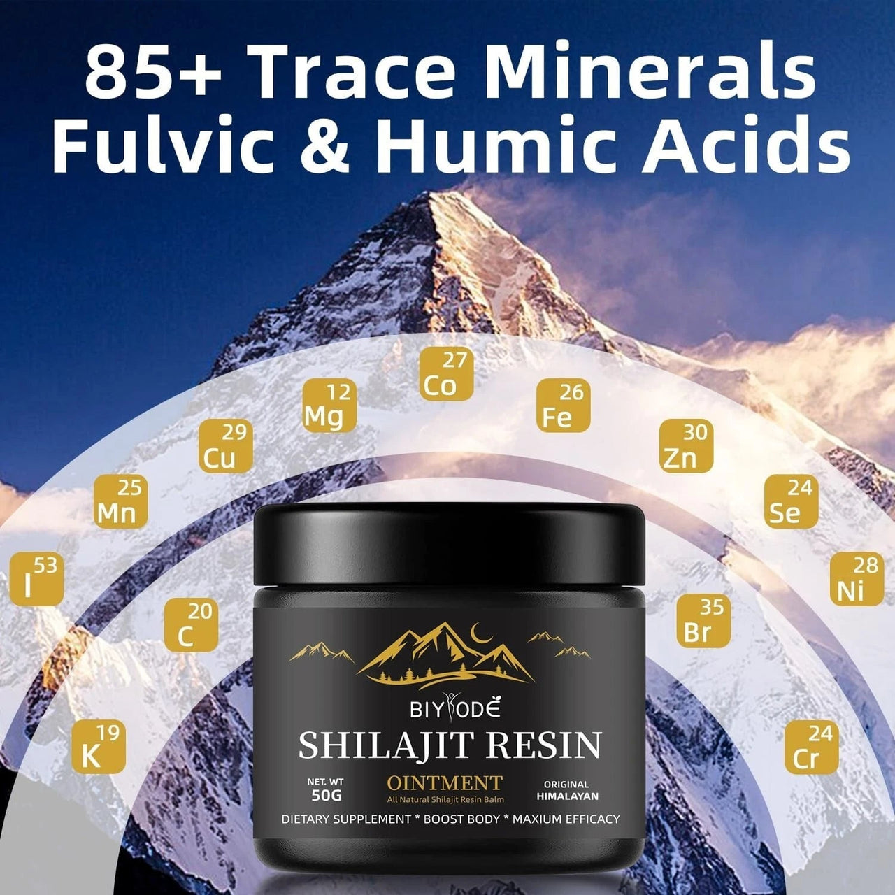 Organic resin with lab-tested purity
