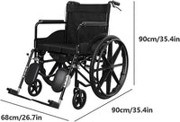 Thumbnail for Wheelchair Foldable Lightweight Wheel Chair