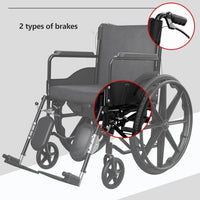 Thumbnail for Wheelchair Foldable Lightweight Wheel Chair