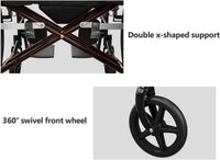 Thumbnail for Wheelchair Foldable Lightweight Wheel Chair