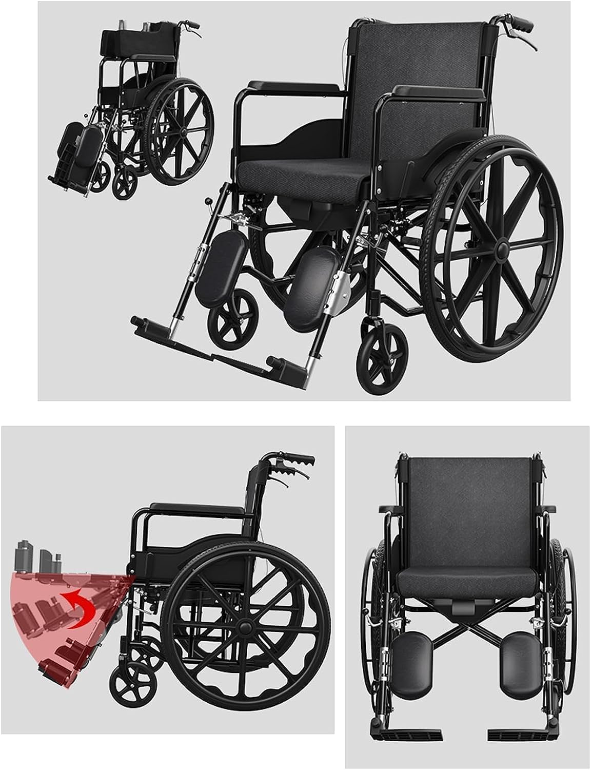 Wheelchair Foldable Lightweight Wheel Chair