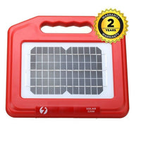 Thumbnail for Close-up of battery compartment in solar electric fence energiser