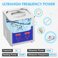 Thumbnail for 2L Industry Heated Ultrasonic Cleaner Commercial