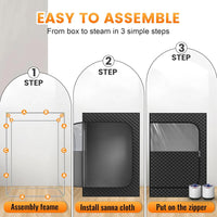 Thumbnail for Portable Steam Sauna Personal Home Spa 2 Person Sauna