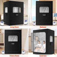 Thumbnail for Portable Steam Sauna Personal Home Spa 2 Person Sauna