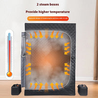 Thumbnail for Portable Steam Sauna Personal Home Spa 2 Person Sauna