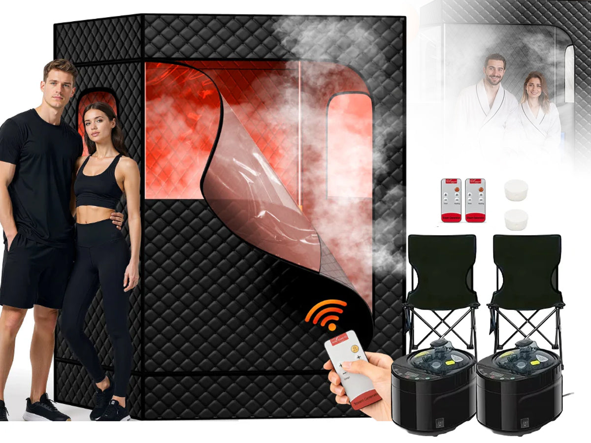 Portable Steam Sauna Personal Home Spa 2 Person Sauna