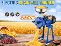 Thumbnail for 3000W Electric Grain Mill Grinder Machine for Commercial Home Coffee Bean Spice Corn Wheat Flour Rice Nut Cereal Tofu Sorghum Milling Refining