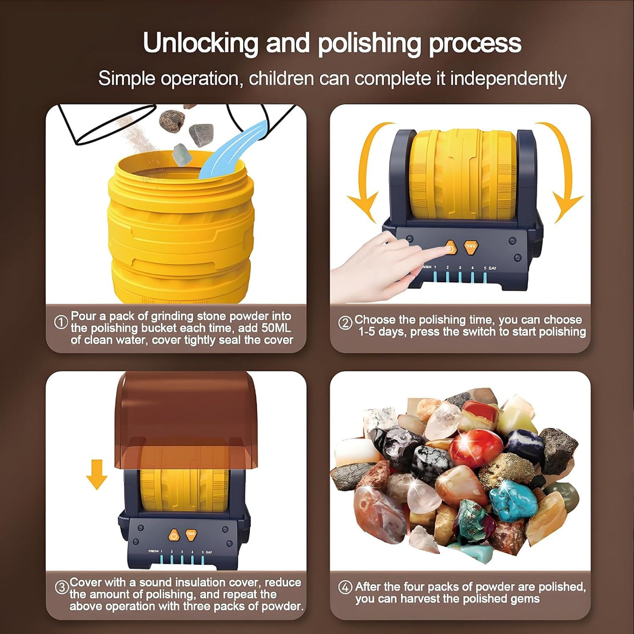 Rock Tumbler Kit