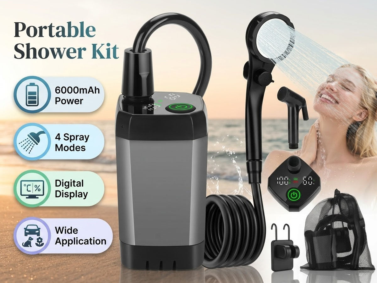 Portable Shower Kit Camping Shower Kit
