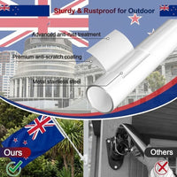 Thumbnail for Flag Pole Holder Kit Aluminum Porch Flagpole with Bracket