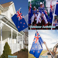 Thumbnail for Flag Pole Holder Kit Aluminum Porch Flagpole with Bracket