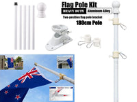 Thumbnail for Flag Pole Holder Kit Aluminum Porch Flagpole with Bracket