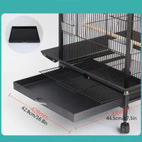 Thumbnail for Large Bird Cage Parrot Cage with Stand Carrier