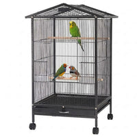 Thumbnail for Large Bird Cage Parrot Cage with Stand Carrier
