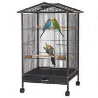 Thumbnail for Large Bird Cage Parrot Cage with Stand Carrier