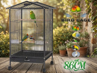 Thumbnail for Large Bird Cage Parrot Cage with Stand Carrier