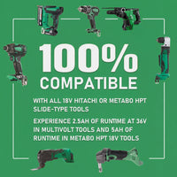 Thumbnail for HiKOKI MultiVolt Battery