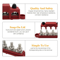 Thumbnail for 2 PCS Battery Power Distribution Terminal Block Set