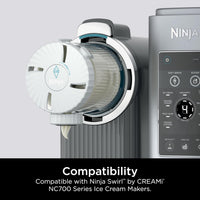Thumbnail for 2Pcs Ice Cream Pints and Lids Compatible with NC700 Series Ninja