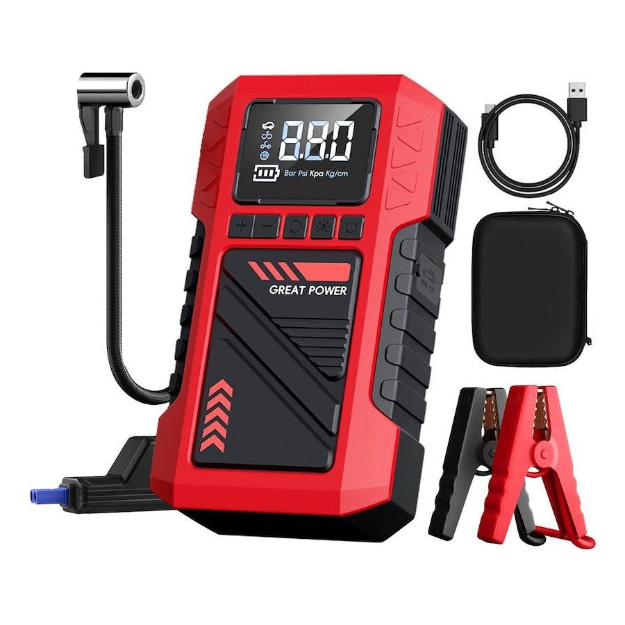 Car Jump Starter with Tyre Inflator