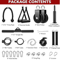 Thumbnail for Fitness Pulley Cable System for Home Gym Weight Lifting